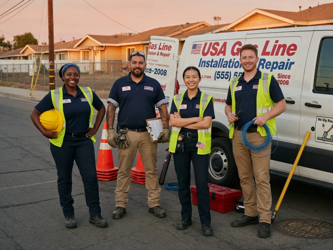 Gas Line Installation company in Gracemont, OK